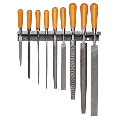 FACOM Raspeln mit Holzheft Hieb 1-2, Satz, 9-tlg.