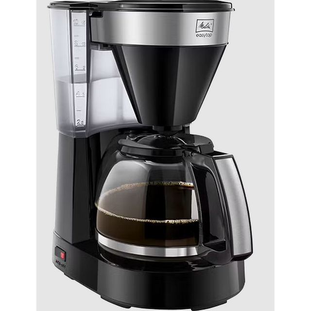 Melitta - Easy Top 1023-04 Kaffeeautomat schwarz/edelstahl