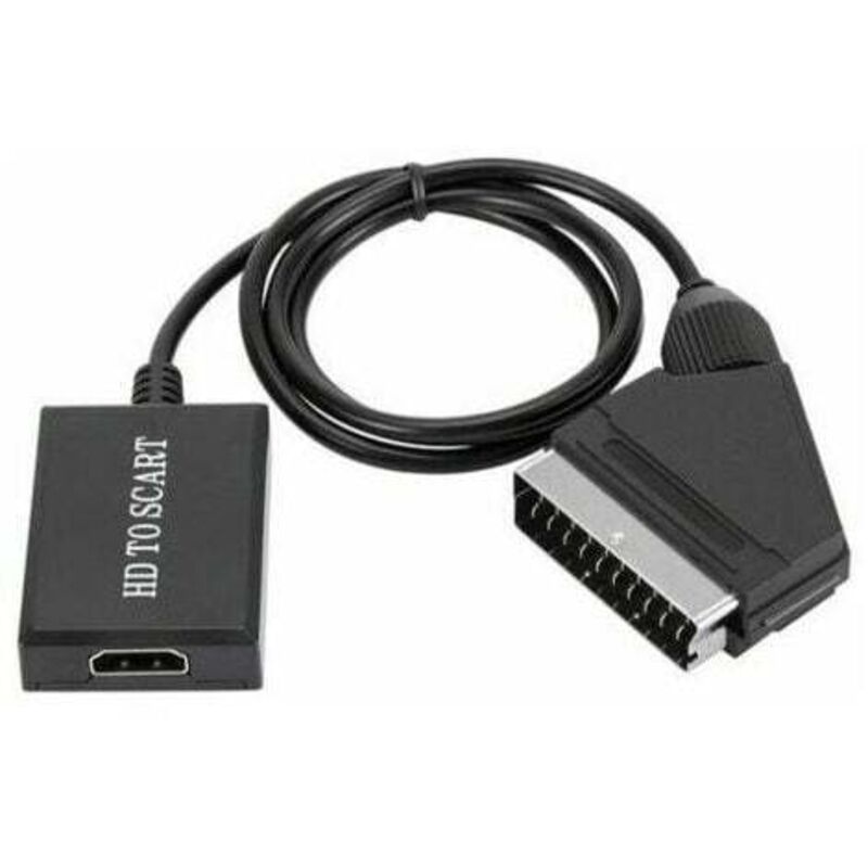 Hdmi-zu-scart-1080p-konverter – Plug & Play – Ntsc/pal-kompatibel – Hochwertige Upscaling-technologie