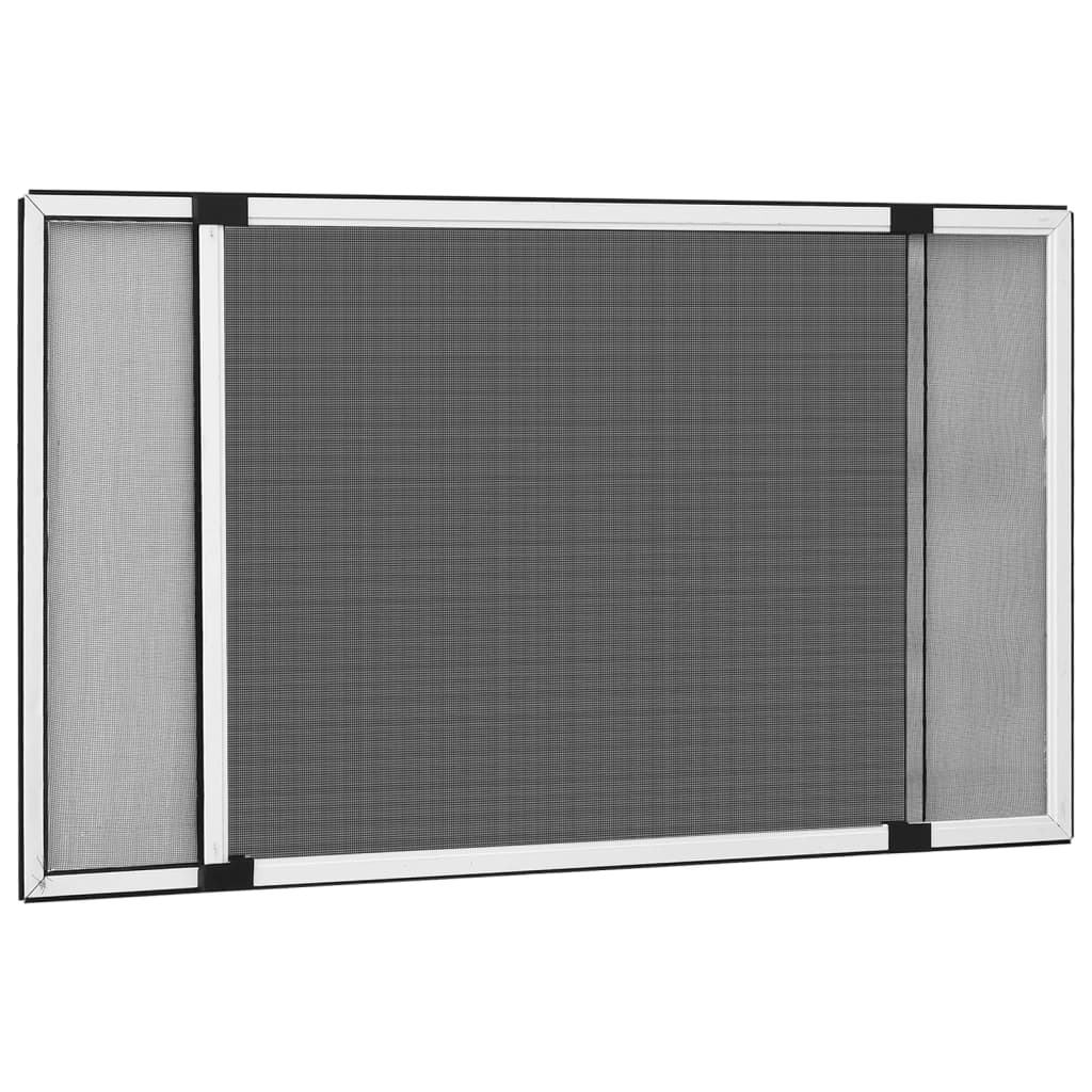 Ausziehbarer Insektenschutz Für Fenster Weiß (75-143)x50 Cm