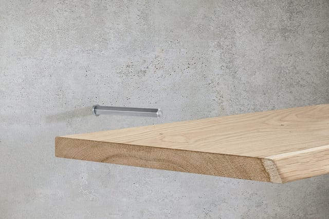 Dolle Blindbodenträger Strongfix 0,9 x 13,5 cm Metall verzinkt 2 Stück Regalträger
