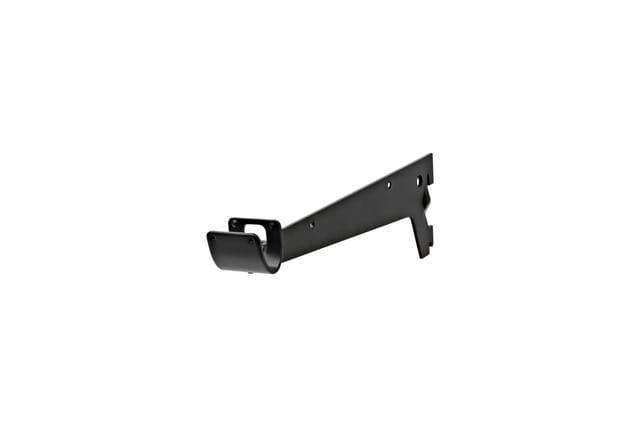 Dolle Winkelträger für Kleiderstange 1-Reihig 33 cm schwarz Metall Winkelträger