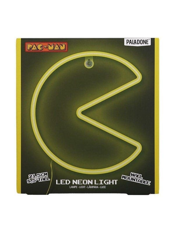 Paladone Pac-Man LED Wandleuchte Gelb 21,5 cm