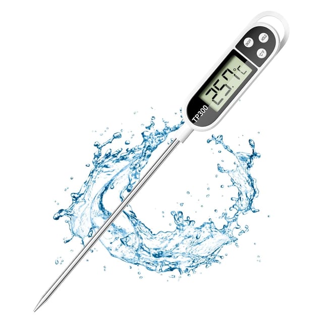 Universelles Digitales Küchenthermometer, Messgenauigkeit Bis Zu 0,1 °c Mit Langen Sonden, Grillthermometer