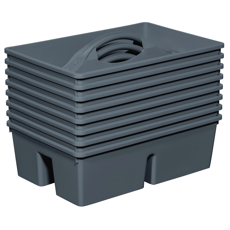 Allit Tragekasten McPlus Carry RE 38 38 x 25 cm grau Werkzeugkoffer Bild 2