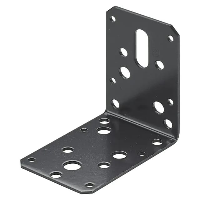 Hettich Verstellwinkel Stahl 90 x 90 x 60 mm schwarz Winkelbeschlag
