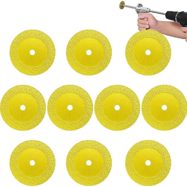 Lames de rechange pour coupe-tubes intérieurs en PVC, 10 pièces, roue de coupe diamantée de 40 mm, utilisée pour couper le verre, le jade, le