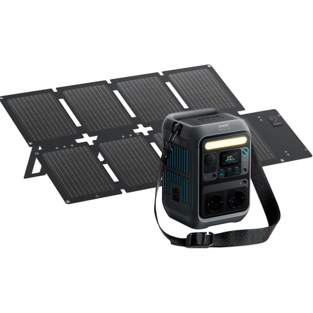 Kit Batterie Anker SOLIX C300X DC mit Solarpanel 60 W (0% MwSt)
