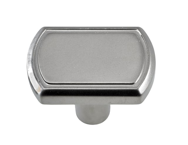 Hettich Möbelknopf Zinkdruckguss vernickelt 18,0 x 28,0 mm - 1 Stück Möbelgriff