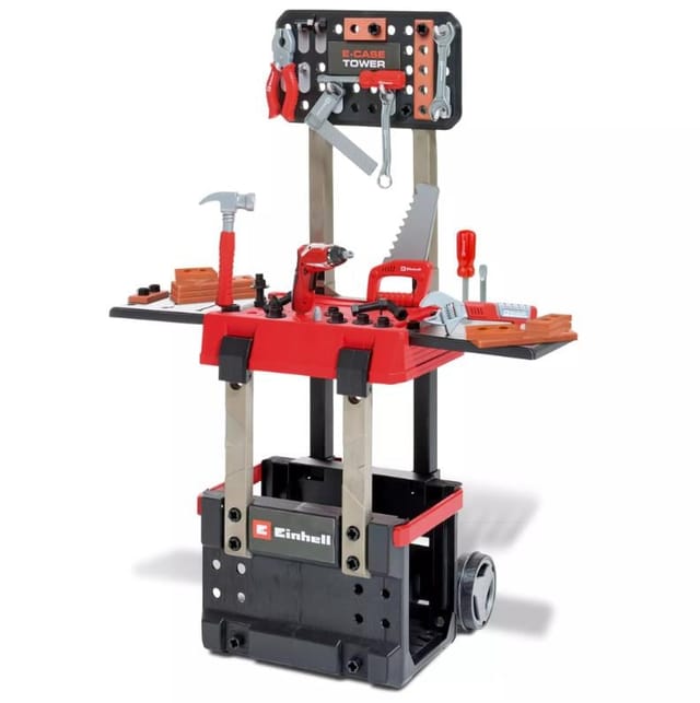 Einhell Kids E-Case Kinder-Werkstattwagen Werkbank