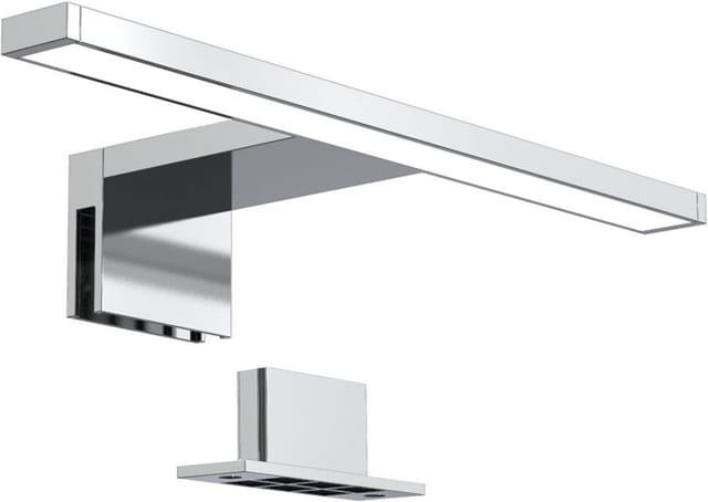 Spiegelleuchte - 5W, 550lm, LED, 2 in 1 Montage, 30cm, neutralweiß, chrom