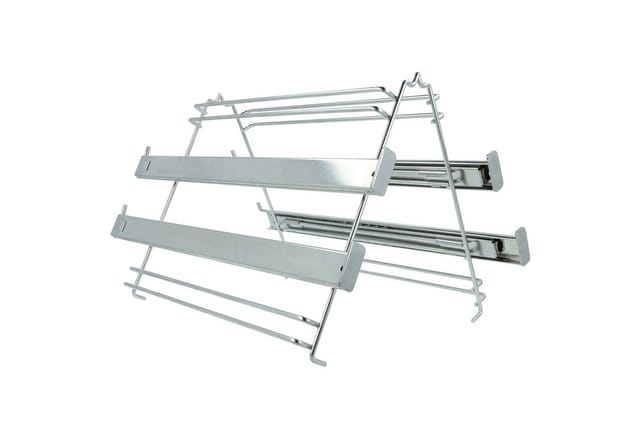 vhbw Teleskopauszug für diverse Backöfen - 2 Paar Schienen, links & rechts, 23,5 x 27,5 x 3,5cm