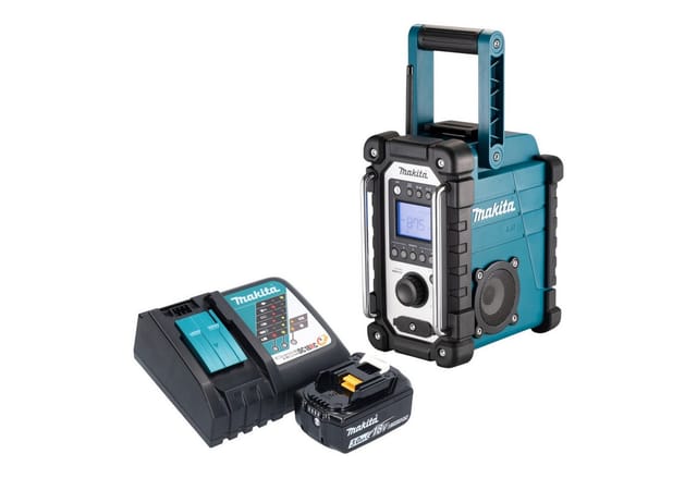Makita DMR 116 RF1 Akku Baustellenradio 14,4 - 18 V AM FM AUX + 1x Akku 3,0 Ah + Ladegerät
