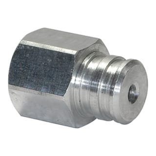 Anschlussnippel für Flachsauger, oval, sgo, M5 ig ø 15x5 / 18x6 - Riegler