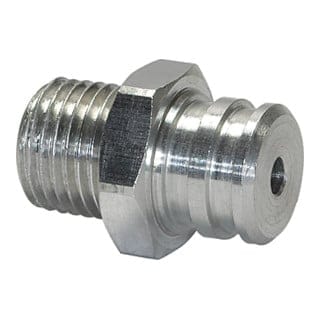 Anschlussnippel für Flachsauger, oval, »sgo«, g 1/4 ag Ø45x15 - Riegler