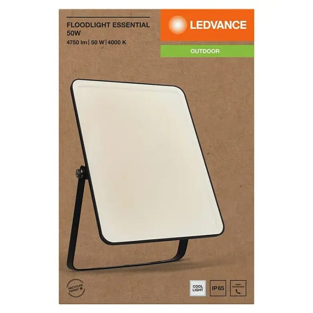 Osram LED-Außenleuchte Floodlight Essential 23,8 cm neutralweiß schwarz