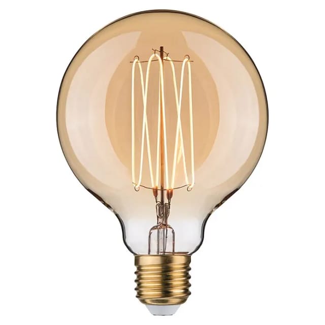 Paulmann LED-Leuchtmittel Rustic Shine gold E27 4,2 W warmweiß dimmbar Lampenkolben
