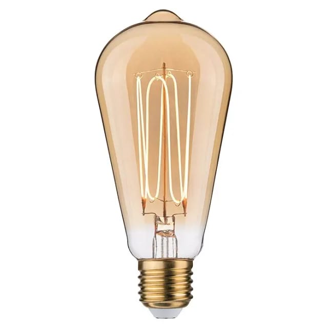 Paulmann LED-Leuchtmittel Rustic Shine E27 4,2 W gold warmweiß dimmbar Lampenkolben