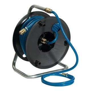 Druckluft-Schlauchtrommel, 20 m PVC-Schl. ø 15x9, Kupplung nw 7,2 - Riegler