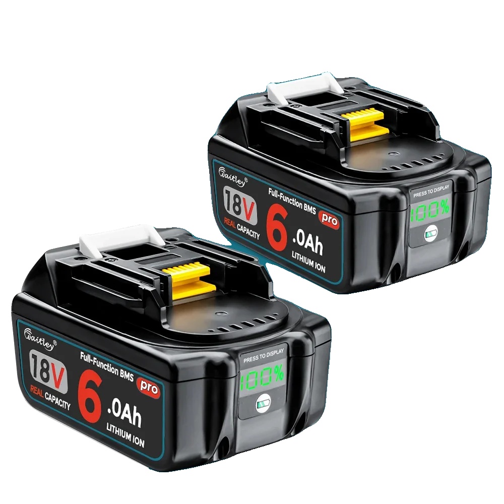 Hochleistungsfähiger, Sicherer Akku Für Elektrowerkzeuge, 2 X 6 Ah Akkus