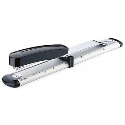 Langhefter b 17 24/6 24/8 26/6 26/8 fest/lösbar 40 Bl. (80 g/m²) Metall/Kunststoff lichtgrau/schwarz