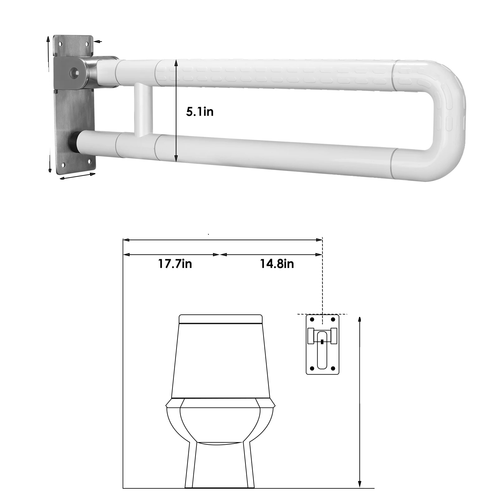 Präsentationsständer, Elegantes Design, Strapazierfähiges Material, Dunkle Holzfarbe