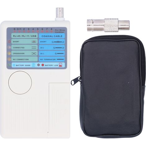 4-in-1 Koaxial-/netzwerkkabeltester – Für Rj11, Rj45, Usb, Bnc-multitester