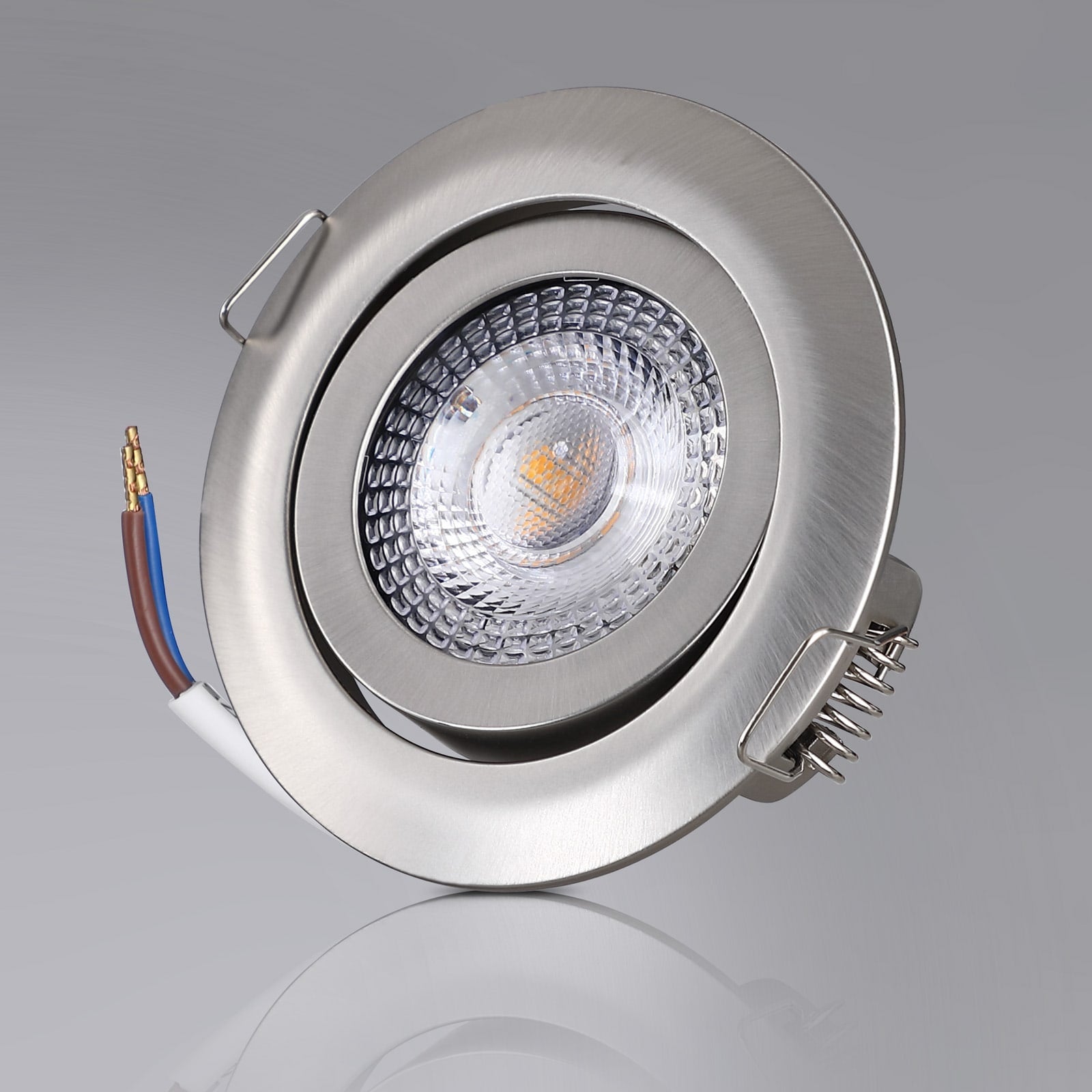 Led Recessed Ceiling Lights, 6-pack, Dimmable, Swivelling