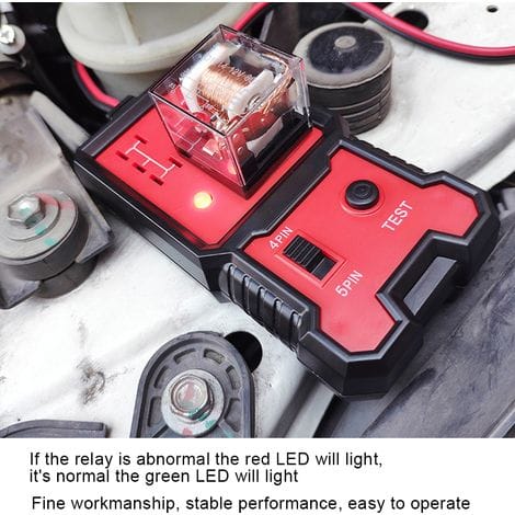 Kfz-relaisprüfer, 12-v-elektronikrelaisprüfer, Kfz-diagnosegerät Für Batterietests