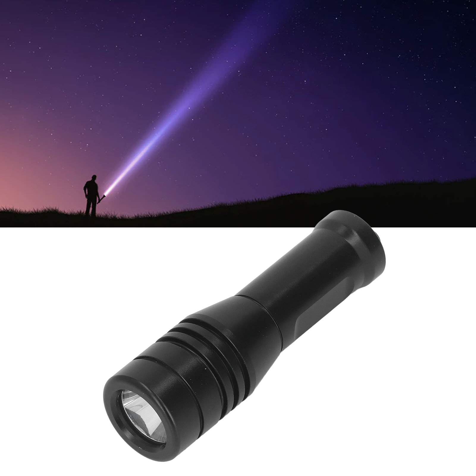 Ipx8 Wasserdichte Led-taucherlampe, 800 Lm, Mini-unterwasser-taschenlampe Mit Hoher Helligkeit Für Unterwassersportarten