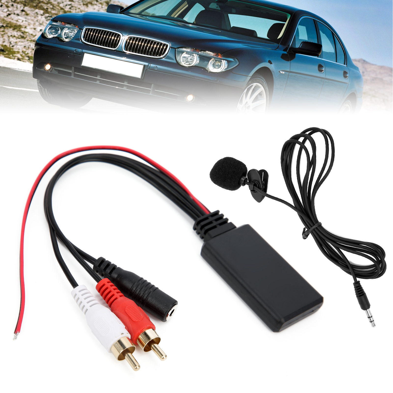 Autozubehör: Aux-audiokabel, Bluetooth 5.0 Mikrofonadapter Für 2rca Aux-in Audioeingang (nr. 12)