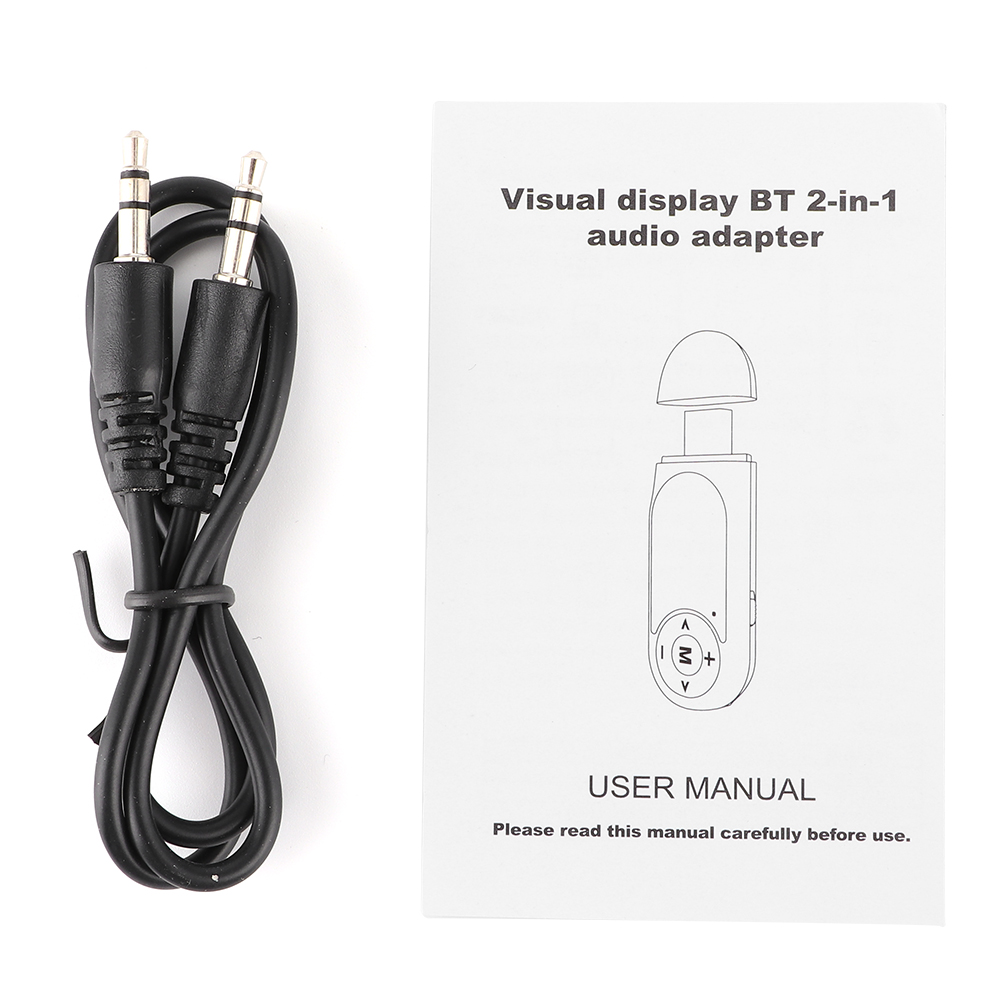 Bluetooth 5.0 Usb-autoradioadapter, Kombinierter Bluetooth-empfänger Und -sender, Freisprechfunktion Mit Display.