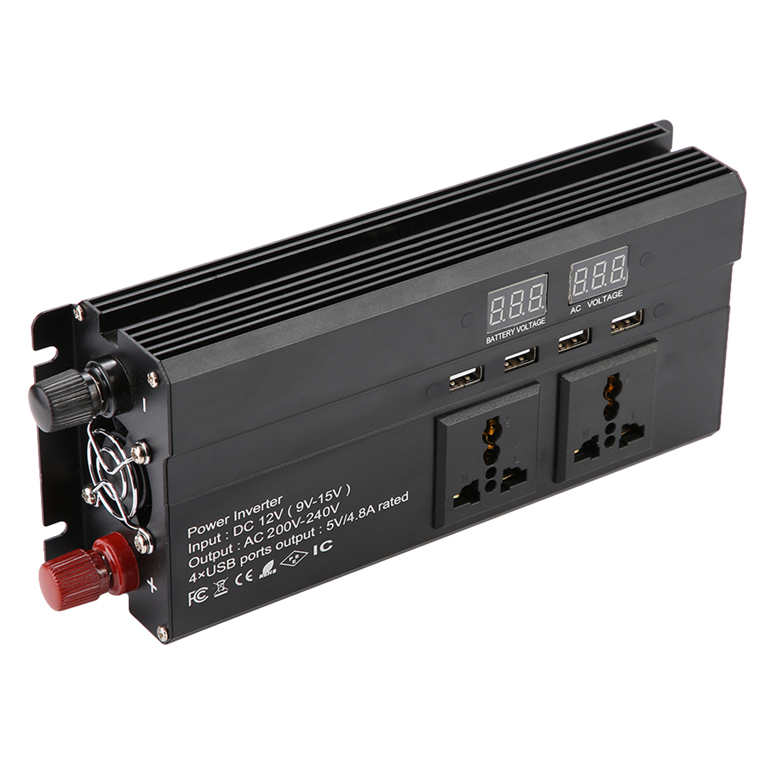 1200w/3000w Kfz-wechselrichter (dc 12v Auf Europäischen Standard 220-240v) - Exklusiv Für Überseelager