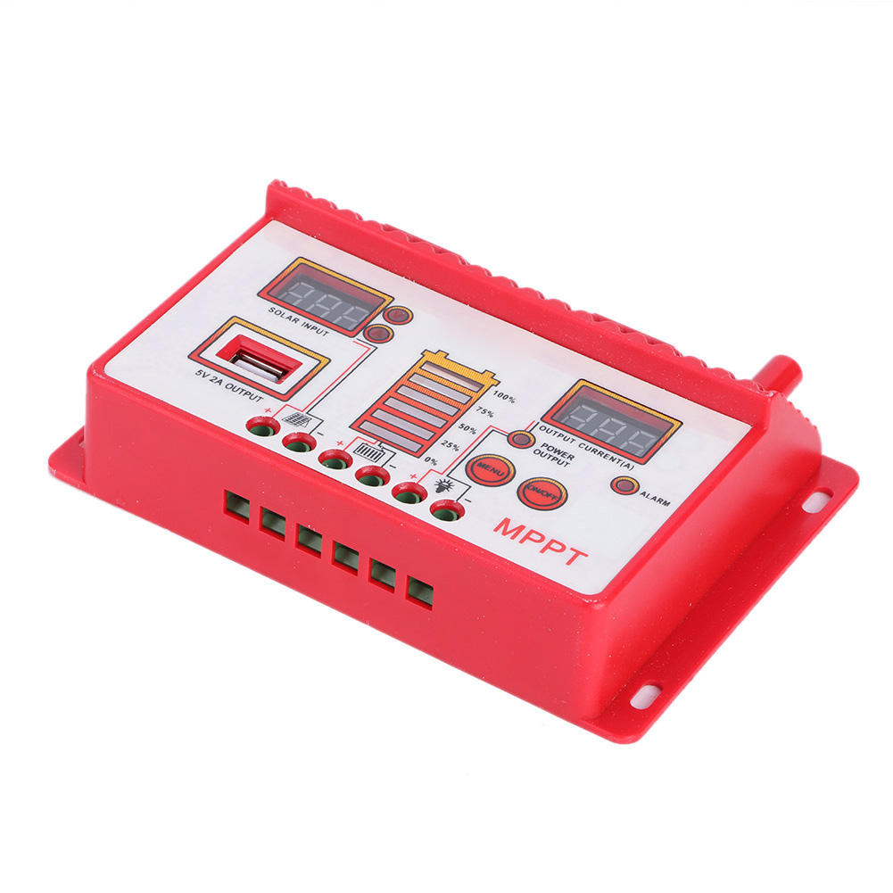 12v/24v Solar-laderegler Für Zuhause Mit Digitalanzeige, Mppt-solarregler, 30a