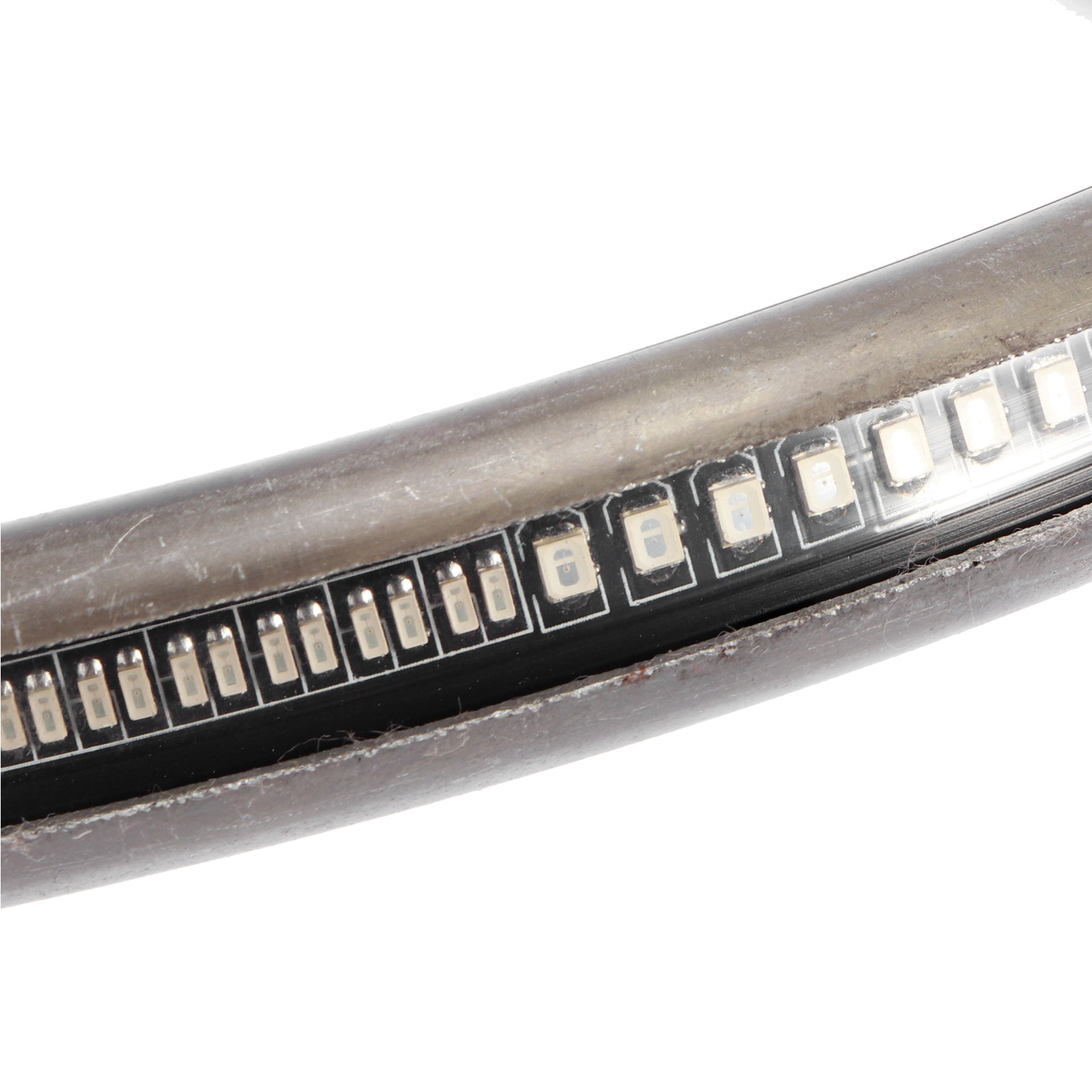 Gestell Mit Led-bremslichtern Und -blinkern, Rückleuchten (gebogenes Rohr) 230 Mm