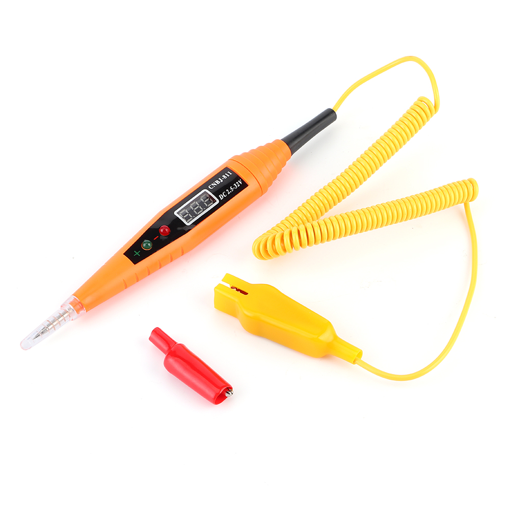 2,5–32 V Gleichstrom-kfz-diagnosegeräte, Batteriespannungsprüfer, Stromkreisprüfer, Prüfspitze, Spannungsprüfstift