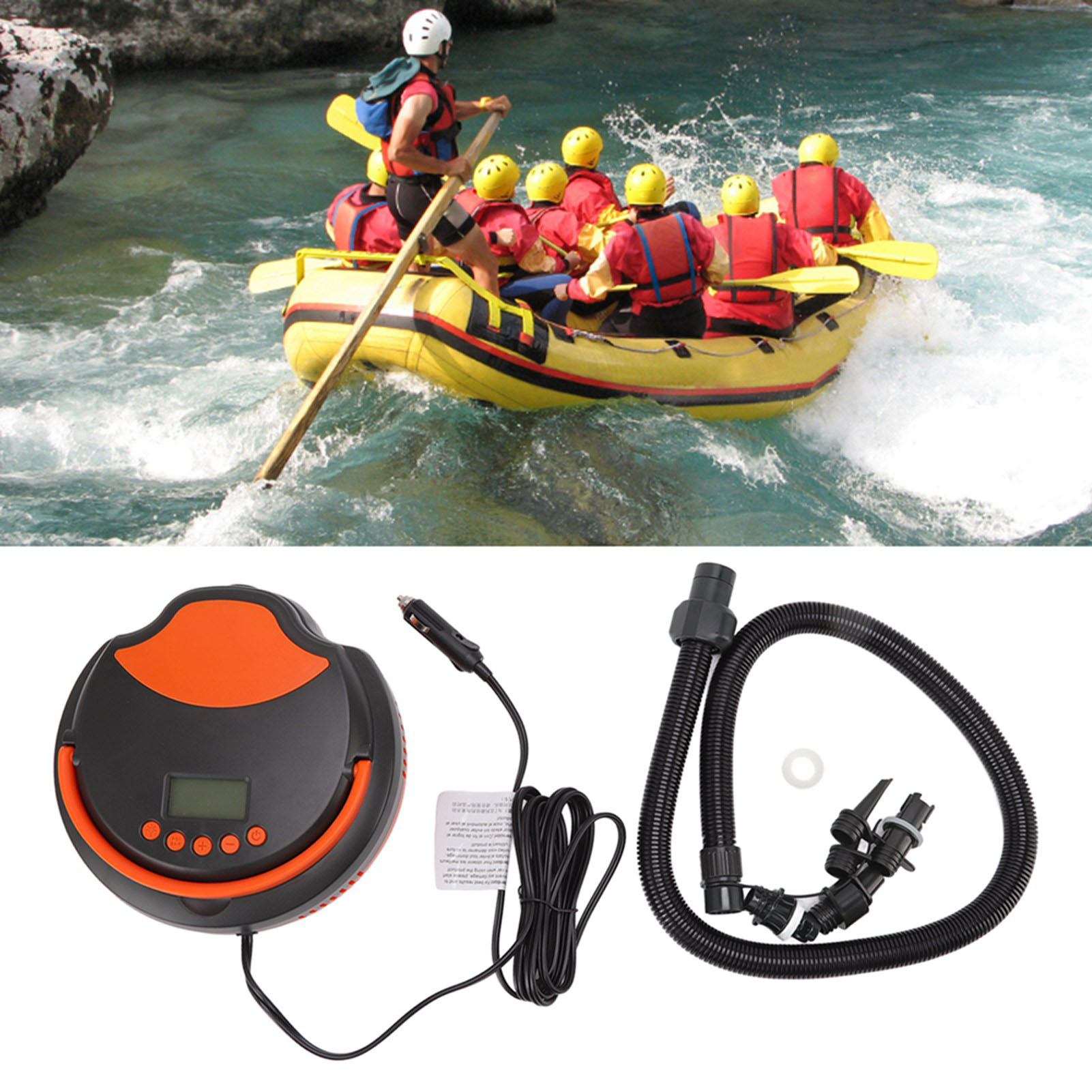 12v Fahrzeugmontierte Elektrische Luftpumpe Für Surfbretter, Schlauchboote Und Schnellboote - Elektrische Hochdruck-luftpumpe.