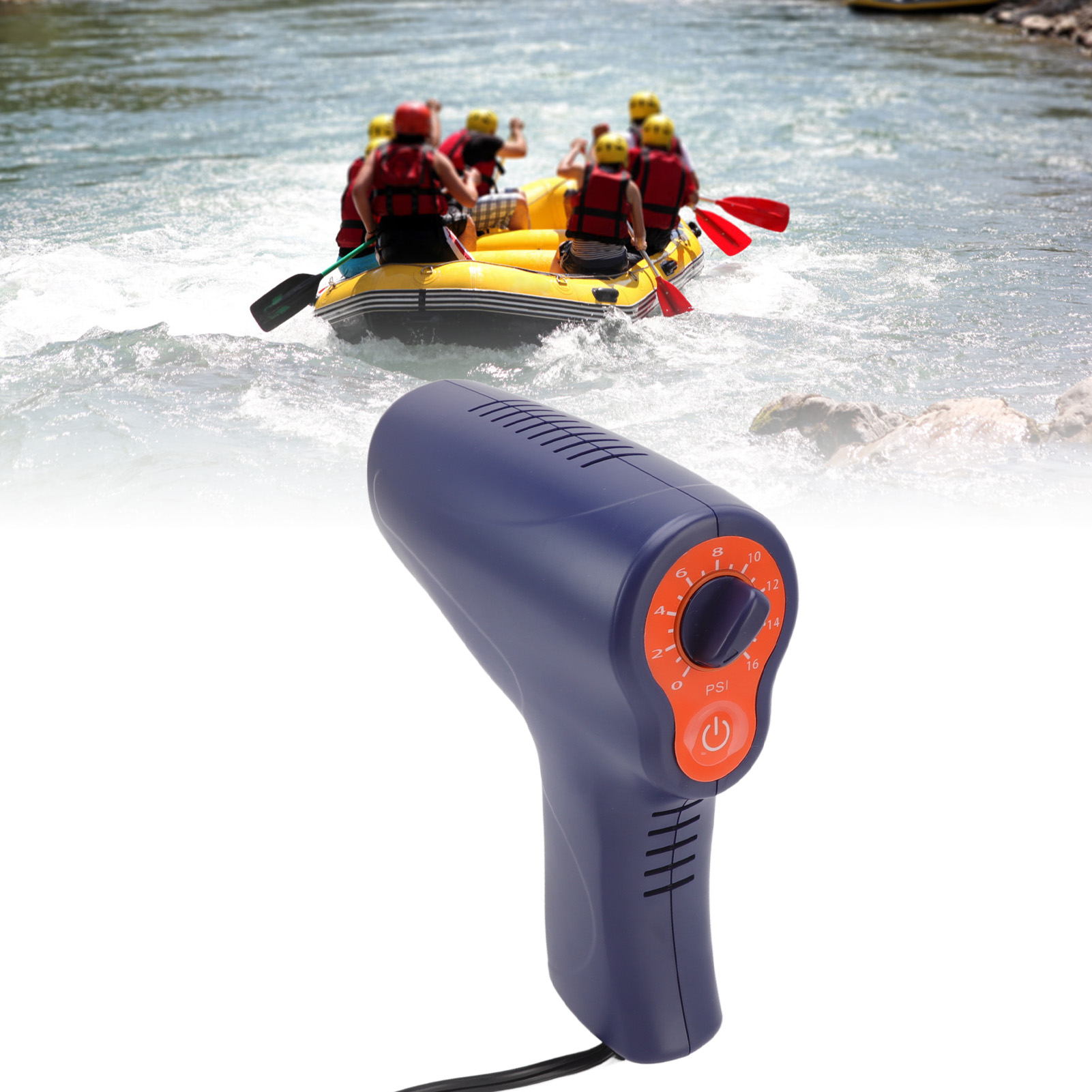 Elektrische Hochdruck-luftpumpe 16 Psi, 110 W, 12 V, Für Sup-boards, Schlauchboote Und Schnellboote.