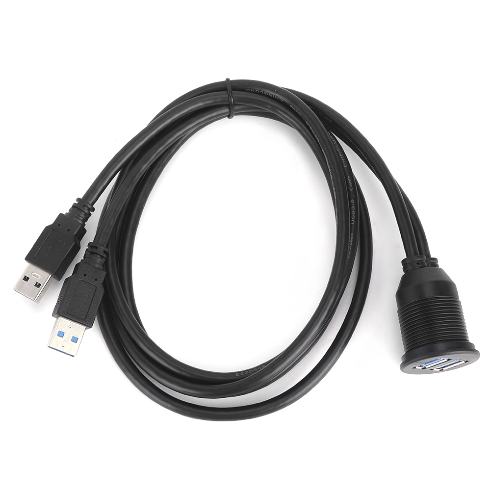 Wasserdichtes Usb 3.0 Dual-port-kabel, Datenkabel Für Das Armaturenbrett Im Auto, Bajonettkabel, Panelkabel.