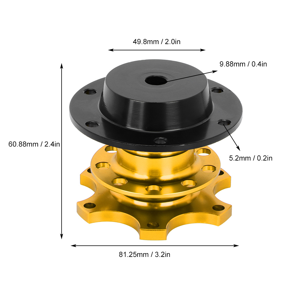 Schnellabnahmewerkzeug Für Formula 6-loch-lenkräder (gold)