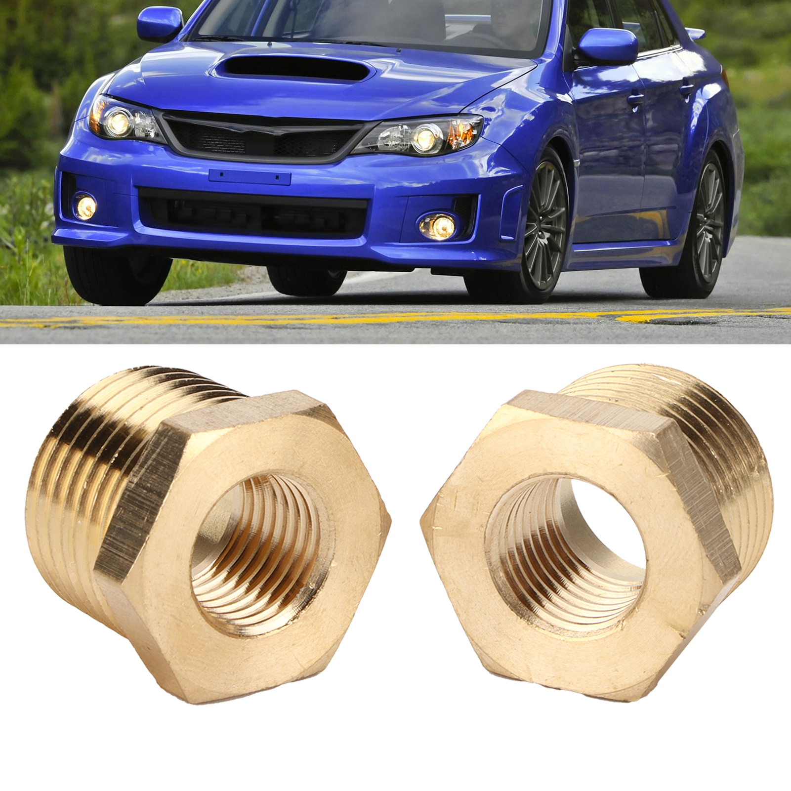 Reduzierstück Aus Messing Für Automobilteile, 1/2" Außengewinde Auf 1/4" Innengewinde (tu-bs1214-2pcs)