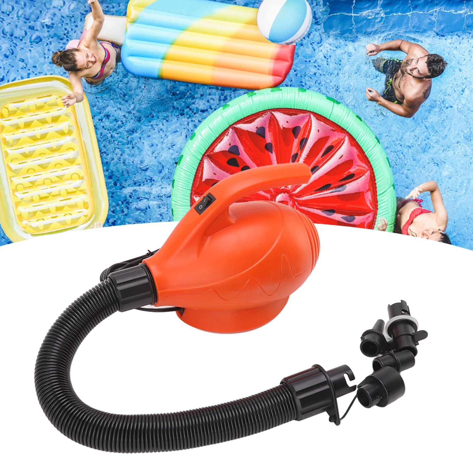 Elektrische 600-w-luftpumpe Für Den Heimgebrauch: Schlauchboote, Luftbetten, Aufblasbare Pools, Aufblasbare Sofas, Hochdruck-luftpumpe, Europäischer Standard 220–240 V