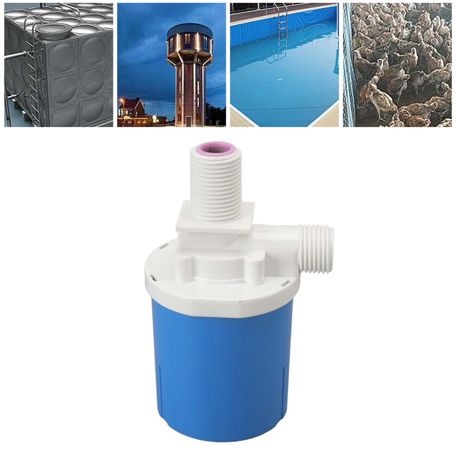 Vollautomatisches Wassereinlassventil, Wasserturm, Wassertank, Schwimmerventil Für Aquarien, Wasserstandsregler, Regelventil, Automatische Abschaltung Bei Vollem Tank, Sechs Interne Wassereinlasspunkt