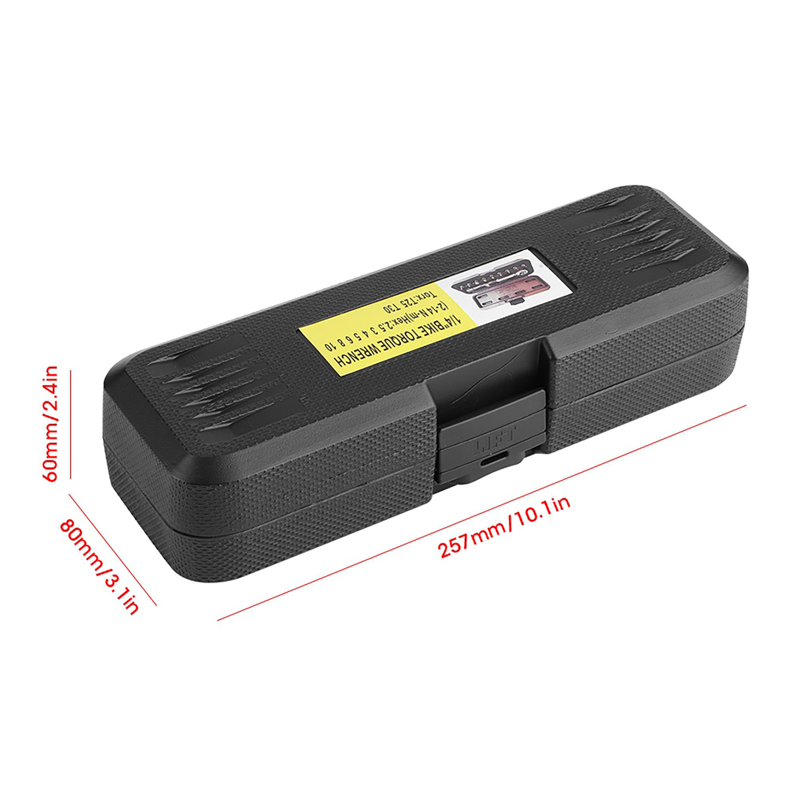 Einstellbarer Drehmomentschlüssel 2–14 Nm Für Kfz-reparaturen, 1/4"-präzisions-fahrradreparaturset Mit Voreingestelltem Drehmomentschlüssel, 10-teiliges Set