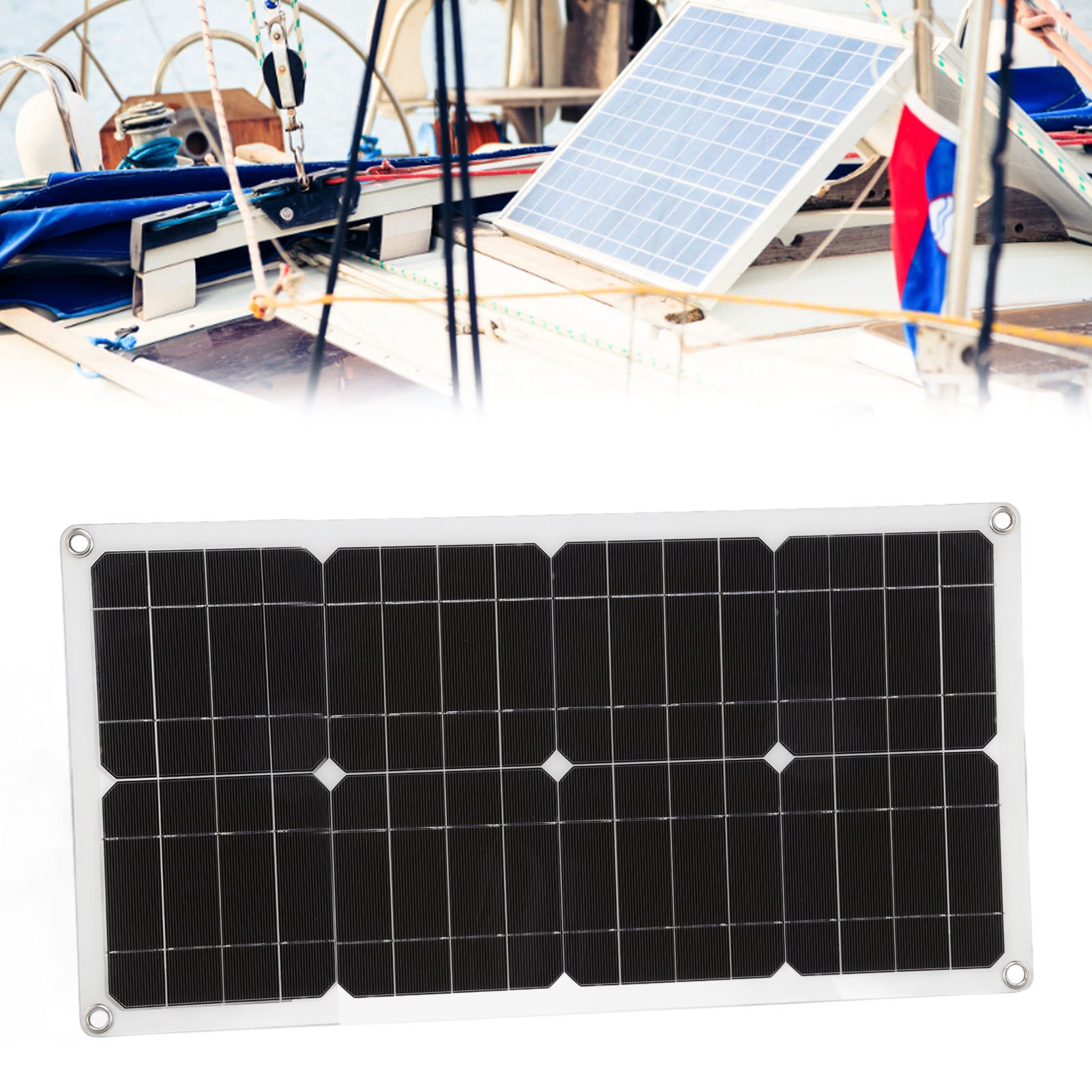 35-w-slimline-solarpanel Für Fahrzeuge, Haushalte Und Boote
