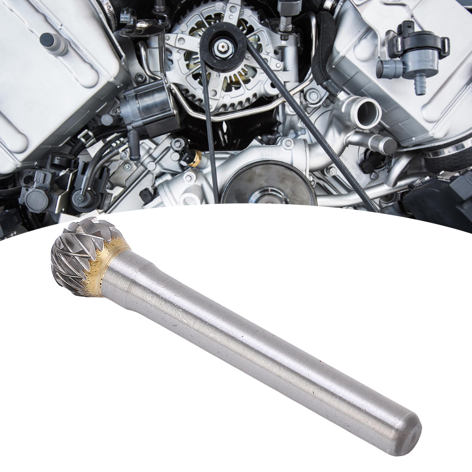 Rotierende Hartmetallfeile Mit Doppelnut Und 6 Mm Schaftdurchmesser, Geeignet Für Oberflächenpolierarbeiten In Der Luft- Und Raumfahrt, Der Automobilindustrie Und Der Schifffahrt (dx1009m06).