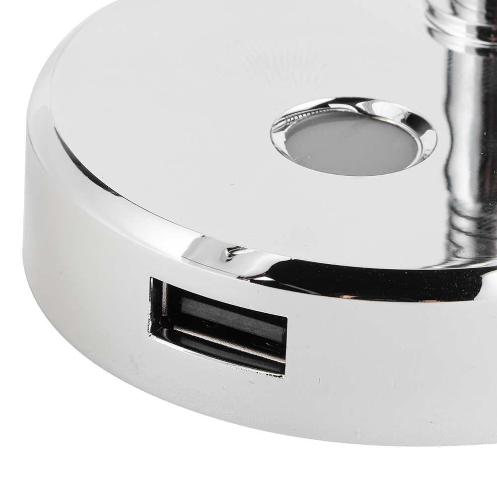 Verstellbare Led-leselampe Mit Mehreren Winkeln Und Usb-ladeanschluss.