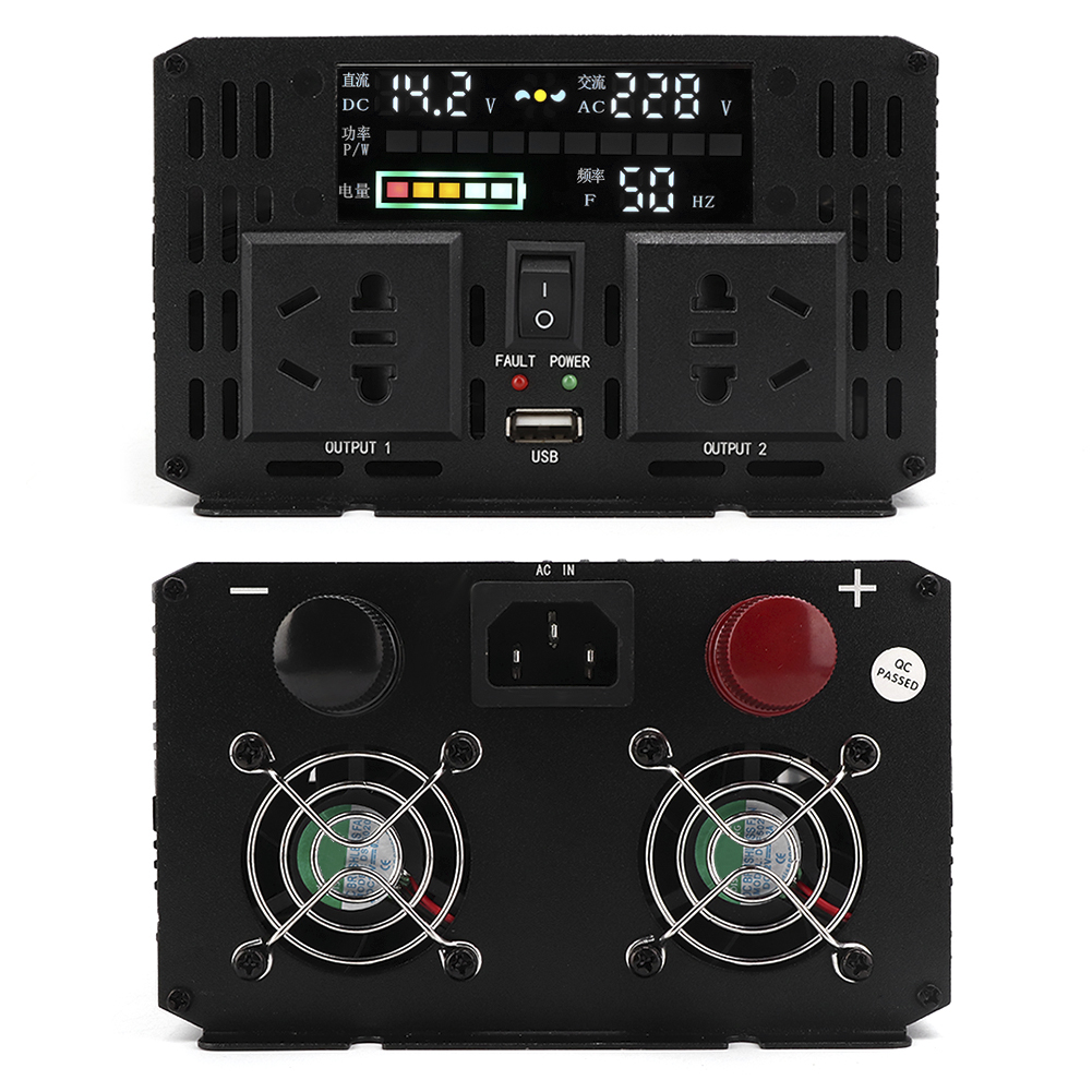 12v Auf 220v 1500w Wechselrichter, Hochleistungs-usv Mit Lastwechselrichter (australischer Standard 220v) (spezielle Leitung Für Übergewichtige Fahrzeuge).