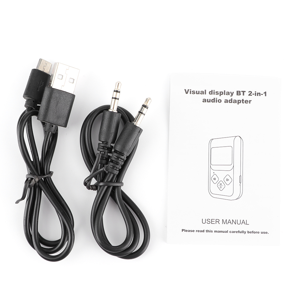 Bluetooth 5.0 Drahtloser Audioadapter Für Autolautsprecher, Pc Und Fernseher, Bluetooth-sender Und -empfänger Mit 3,5-mm-stereo-aux-eingang.