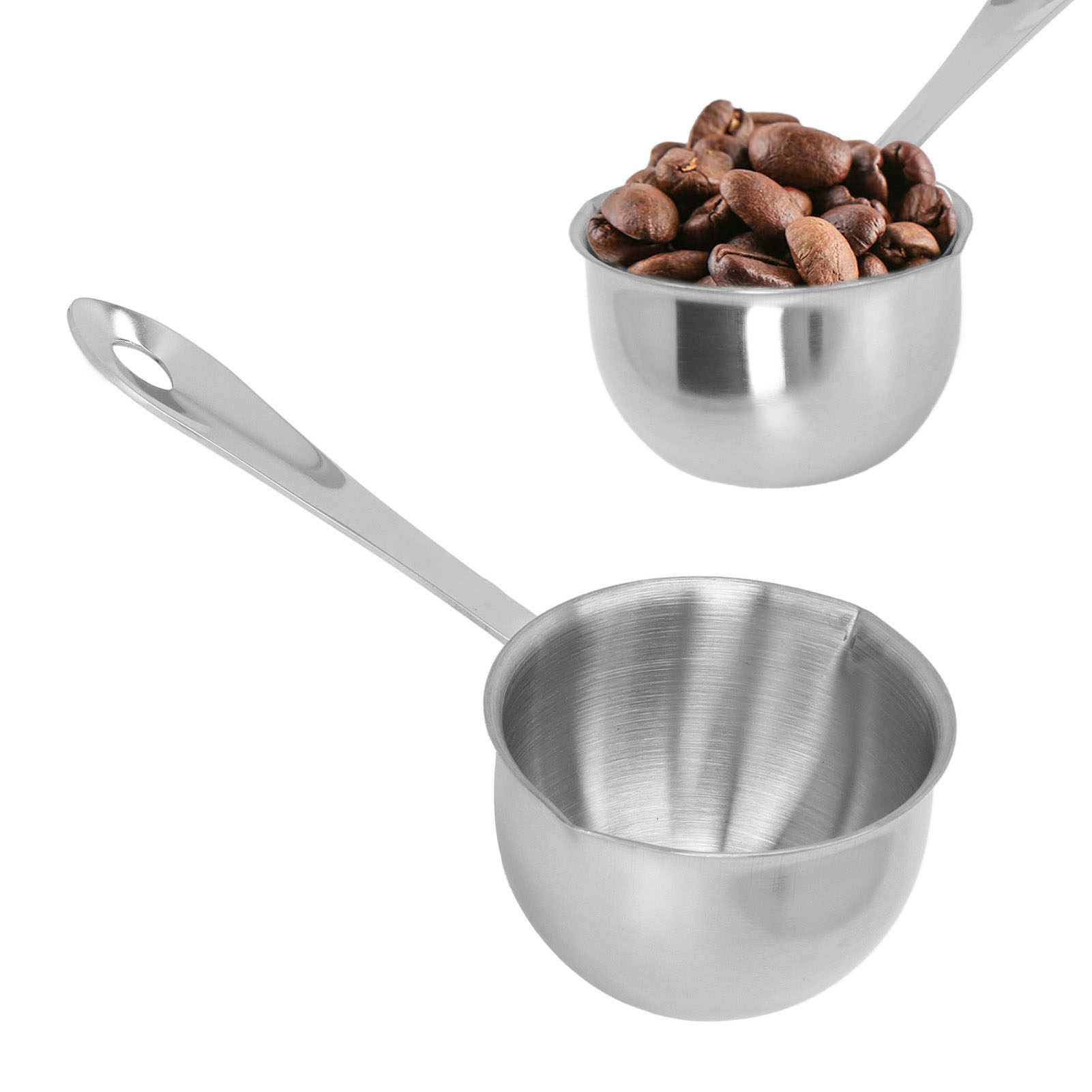 180-ml-messlöffel Aus Edelstahl, Kleiner Messlöffel Für Töpfe, Fruchtpulverlöffel, Teelöffel Aus Edelstahl 304, Backutensil, Schöpfkelle